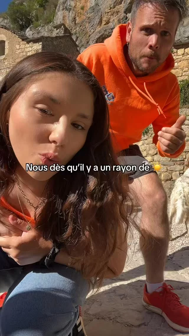 Presque comme en été ! Venez nous voir Au Moulin 🤩🧡  #lozere #couple #gorgesdutarn