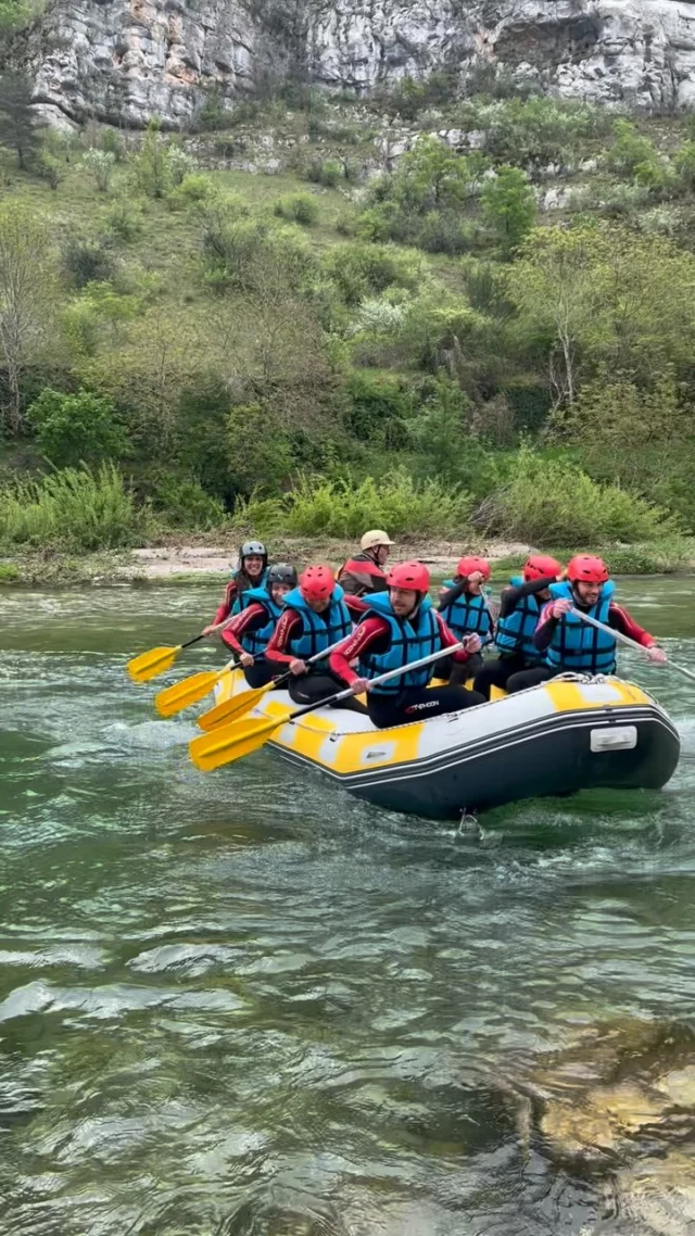 🔥 C’est partie pour 11km de kiff !!!  Et vous, vous venez ?  #lozere #gorgesdutarn #occitanie